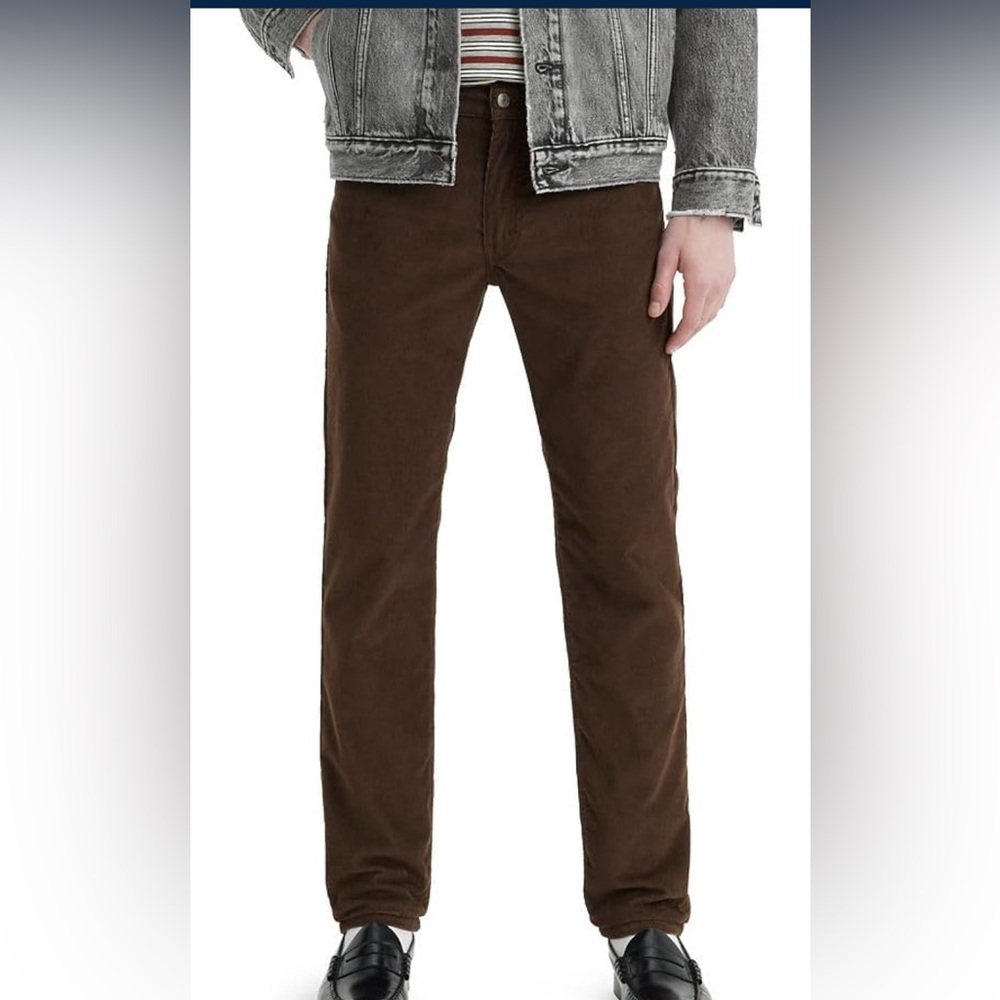 Levi’s 511 chocolate brown corduroy pants 38 x 30